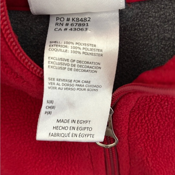 NFL Red and Gray Youth Pullover SAN FRANCISCO 49ERS size Small (8) fleece warm - Picture 5 of 6